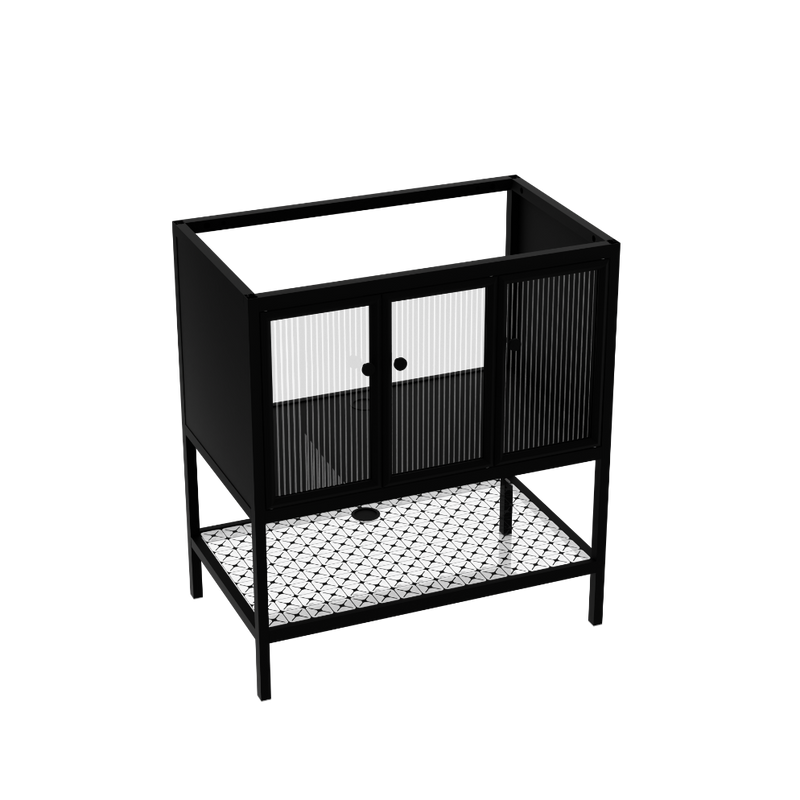 Lavita Badrumsskåp Fristående Dakota Vit 80 Cm Lavita Fristående, Mdf