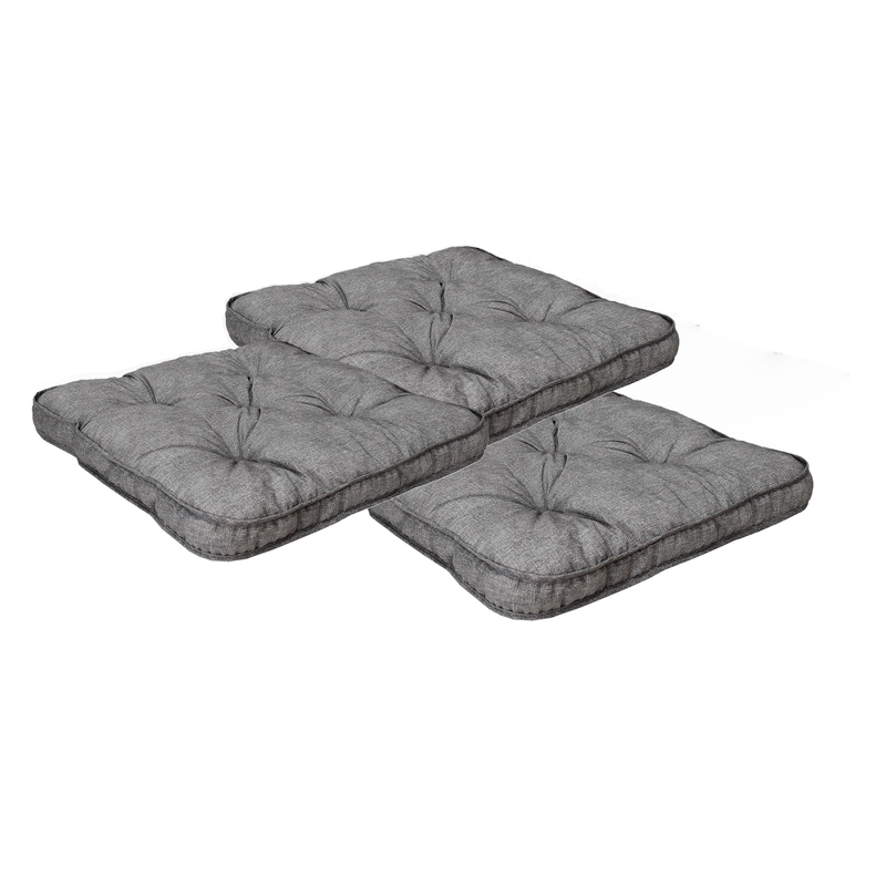 Baltic Garden Stolskudde Malmö 3-pack, Grå