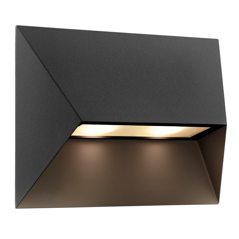 Nordlux Vägglampa Pontio Bred  Svart