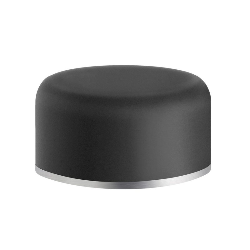 Beslagsboden Dörrstopp Golvmonterad 50 Mm  Svart