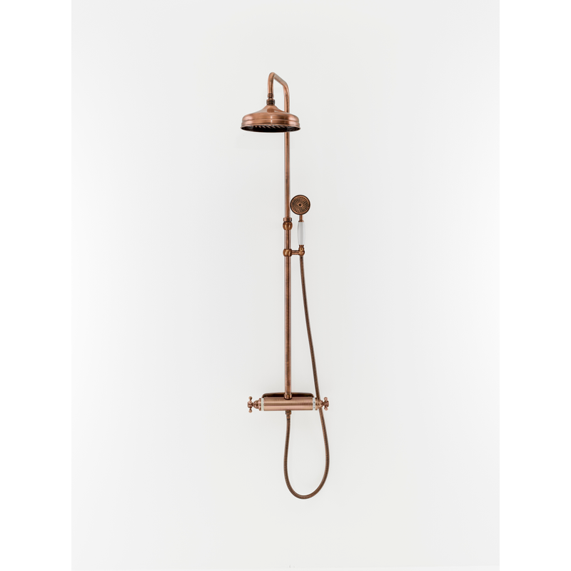 Duschbyggarna Takdusch Oxford Ladymix Termostatblandare  160 Mm, Koppar