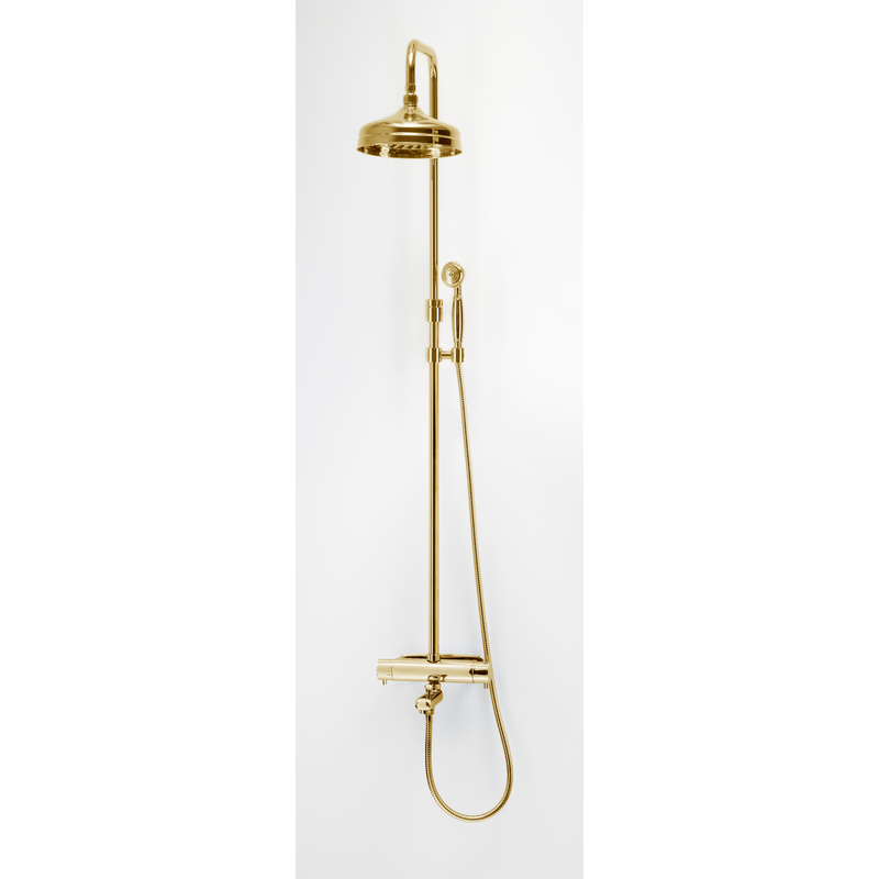 Duschbyggarna Takdusch Colour Line  Termostatblandare För Badkar  160 Mm, Guld