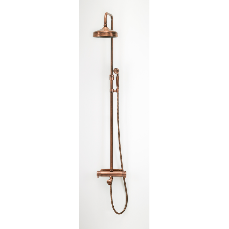 Duschbyggarna Takdusch Colour Line  Termostatblandare För Badkar  150 Mm, Koppar