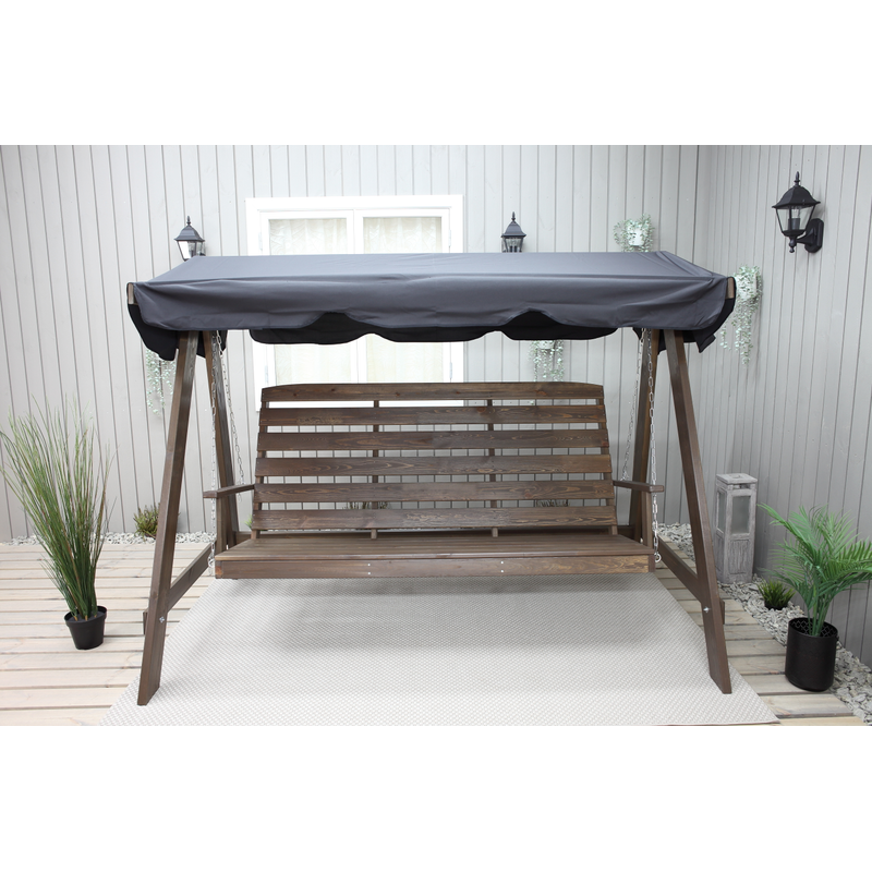 Baltic Garden Hammocktak Pelle  Svart