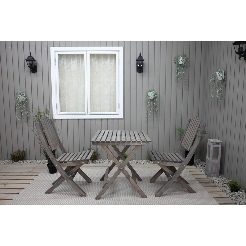 Baltic Garden Utomhusmöbelgrupp Wilma & Visby  Grå