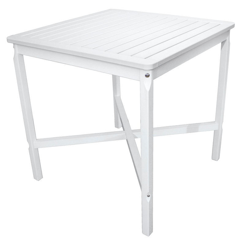 Baltic Garden Utomhusbarbord Europe  Vit, Furu