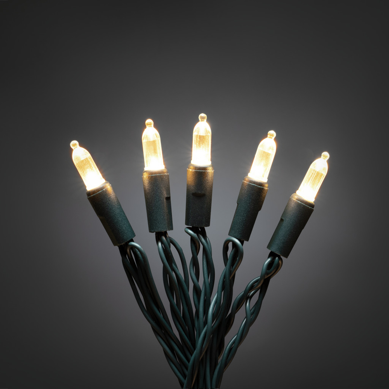 Konstsmide Ljusslinga Ute Led Grön Kabel 24v/ip44 Gnosjö  11.85m, Varmvit