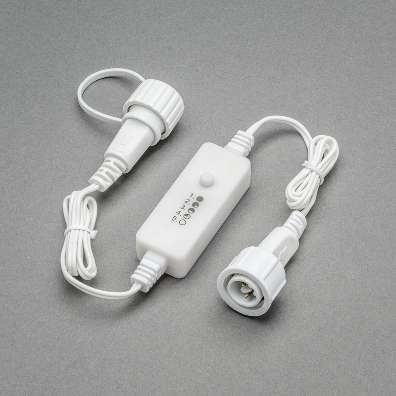 Konstsmide Belysningsdimmer Ute Svart 5-steg  Cable 24v/ip44 Gnosjö  Dc (likspänning), Vit
