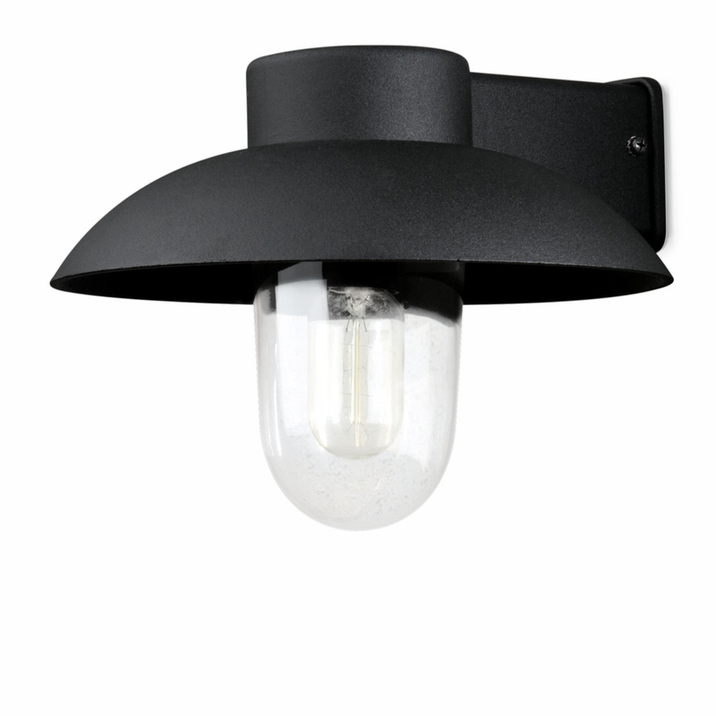 Konstsmide Vägglampa Ute Mani E27 Gnosjö  Mattsvart