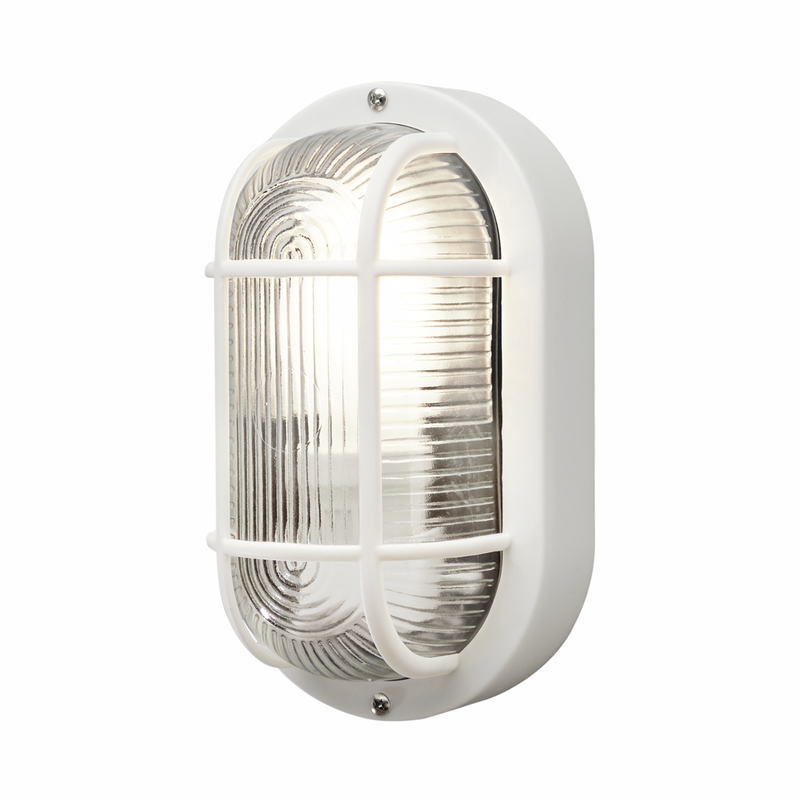 Konstsmide Vägglampa Ute Elmas E27 Gnosjö  Vit