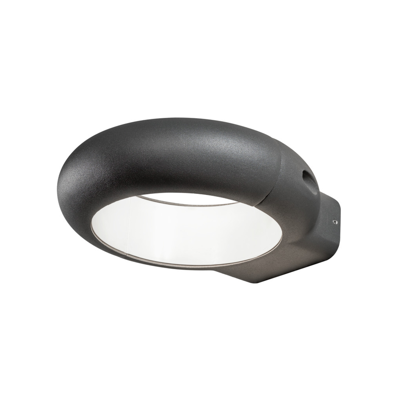 Konstsmide Vägglampa Ute Rovigo Hp-led 5w Antracit Gnosjö  5w, Ip54