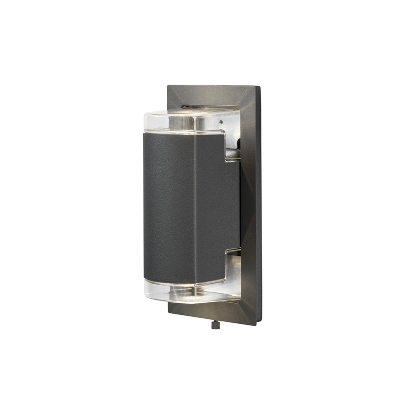 Konstsmide Vägglampa Ute Potenza Gu10 22.5 Cm Gnosjö  Antracit