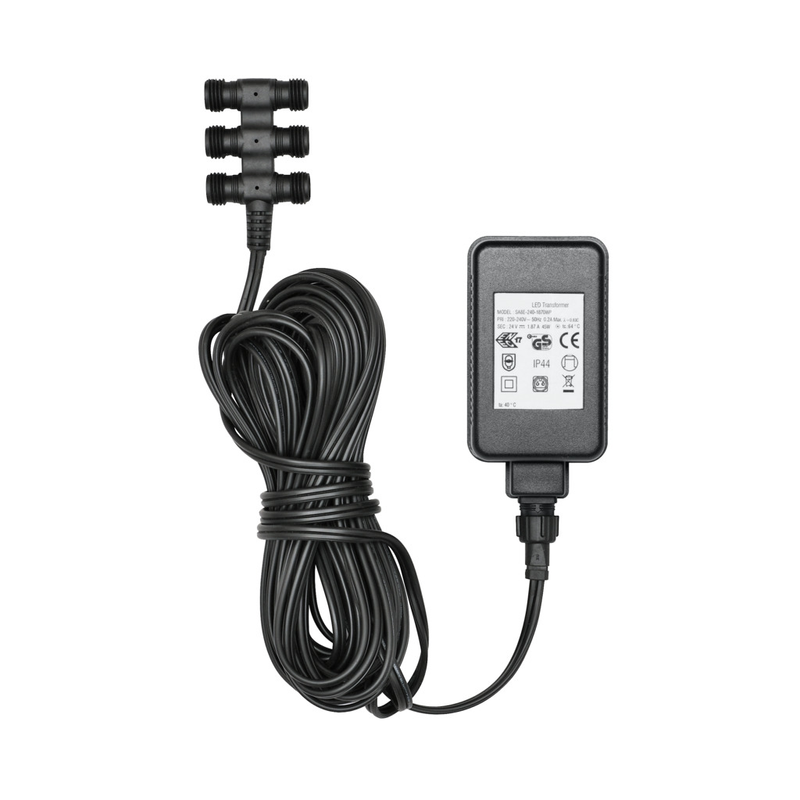 Konstsmide Kabel Amalfi Start Med Transformator 12v/48va Gnosjö  Ip44, Plast/metall