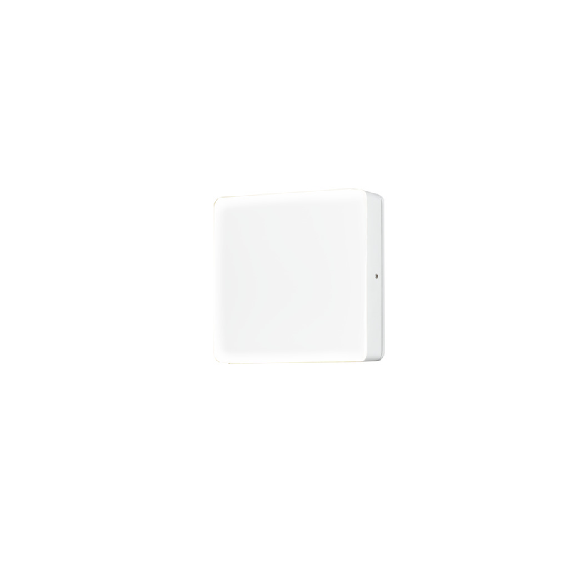 Konstsmide Vägglampa Ute Cesena Hp-led Skymningssensor Gnosjö  Ip54, Vit