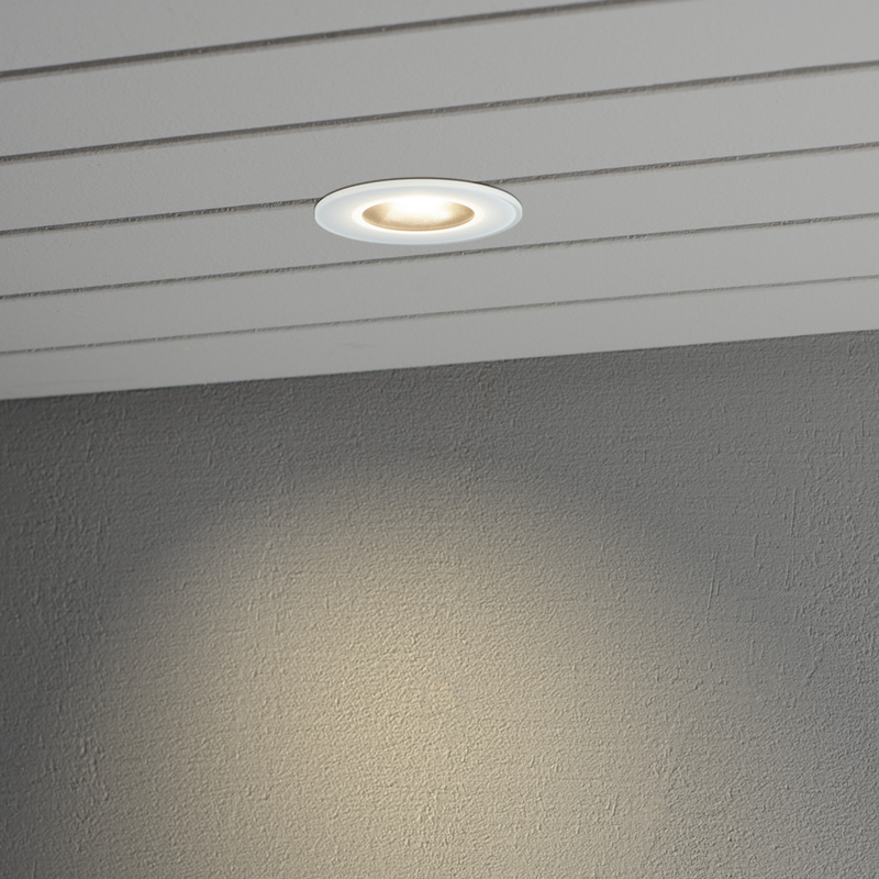 Konstsmide Taklampa Ute Infälld Hp-led 6w 10.5 Cm Gnosjö  Vit