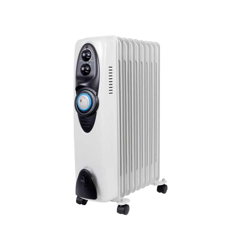 Gnosjö Klimatprodukter Oljeradiator Oljelamellradiator Timer 2000 W  2000 W, 230 V