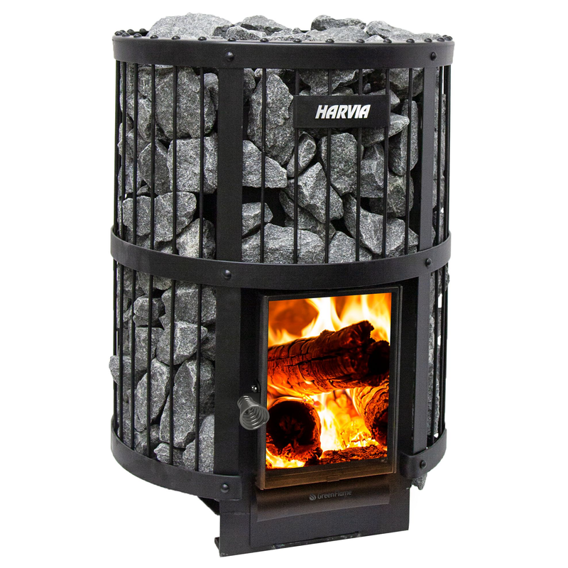 Harvia Vedeldat Bastuaggregat Legend 240 Greenflame Harvia Trä, Golv