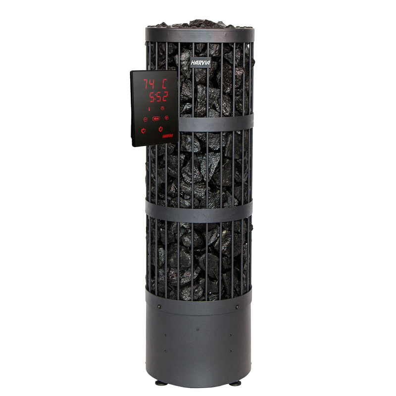 Harvia Elektriskt Bastuaggregat Legend Harvia 6.8 Kw (po70, 6 - 10 M3), Digital Styrenhet Med Wifi (xw)