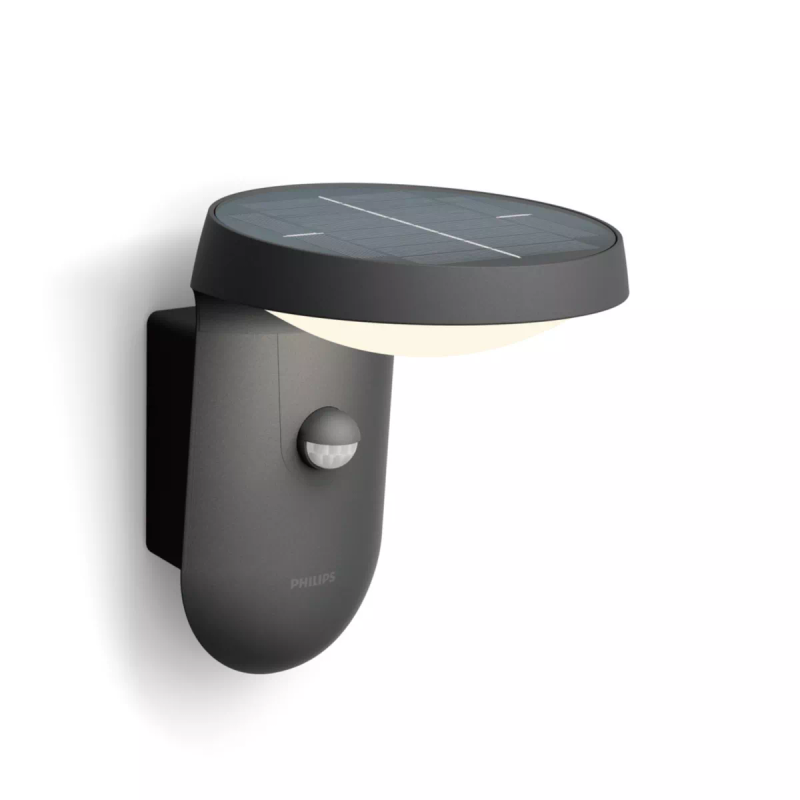 Philips Vägglampa Ute Tyla Solcell Ir-sensor  Pressgjuten Aluminium, Trädgård Och Uteplats