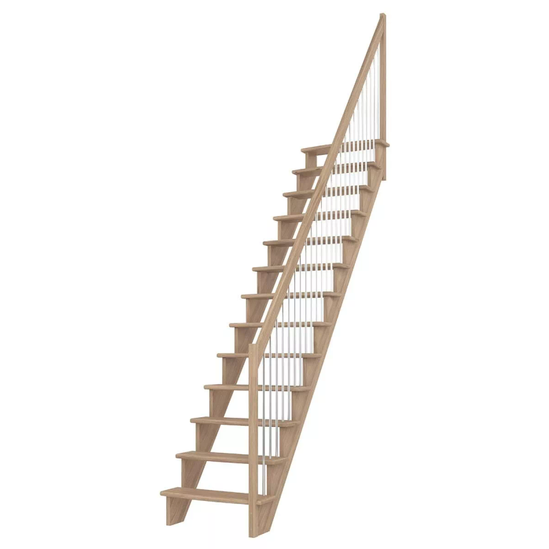 Dolle Trappa Lyon Lackad Ek Rak Lodrät Metallräcke Dolle Höger Sida, 65 Cm