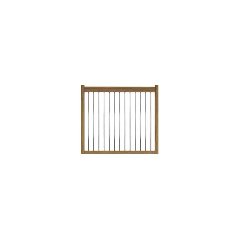 Dolle Räcke Lyon Lodrätt Metallräcke Dolle Lackad Ek, 100 Cm
