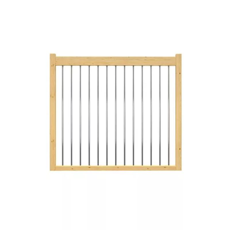 Dolle Räcke Lyon Lodrätt Metallräcke Dolle 100 Cm, Lackad Furu
