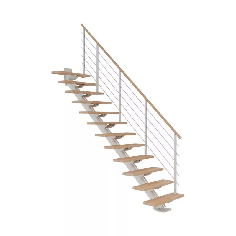 Dolle Trappa Sydney Design Rak Dolle 75 Cm, 13 Steg, Oljad Bok, Vit