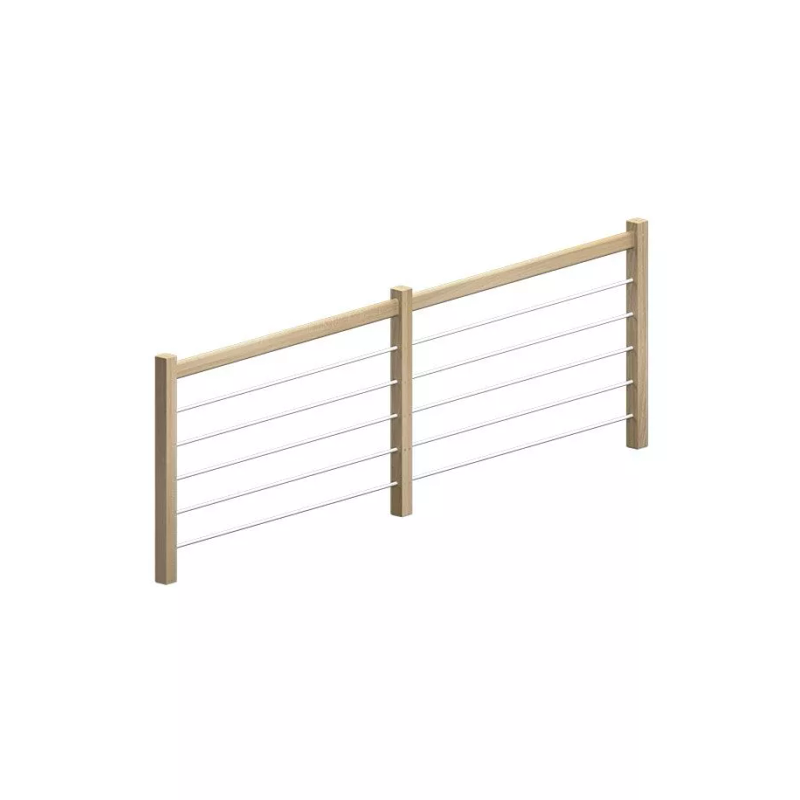 Dolle Räcke Helsinki Ek/alu Avsats Dolle Vit, 320 Cm