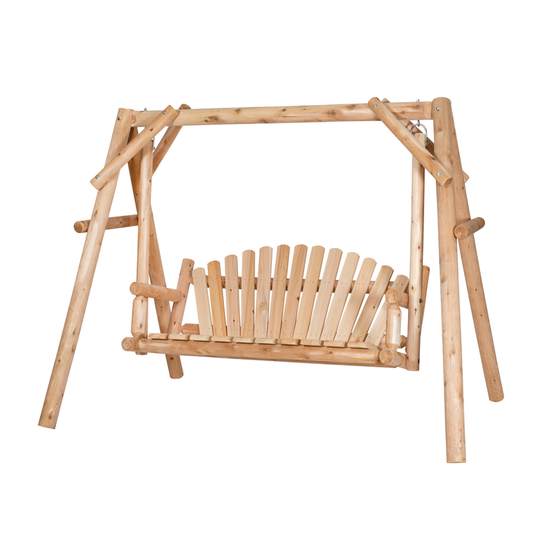 Canadian Outdoor Hammock Log  Northern White Cedar Canadian Outdoor
