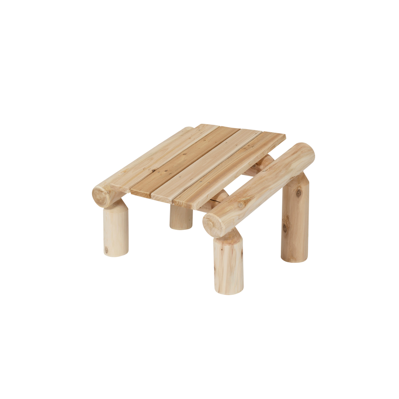 Canadian Outdoor Fotpall Log  Northern White Cedar Canadian Outdoor