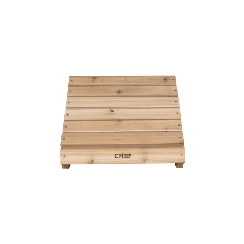 Canadian Outdoor Fotpall Classic Adirondack Ottoman Cederträ Canadian Outdoor