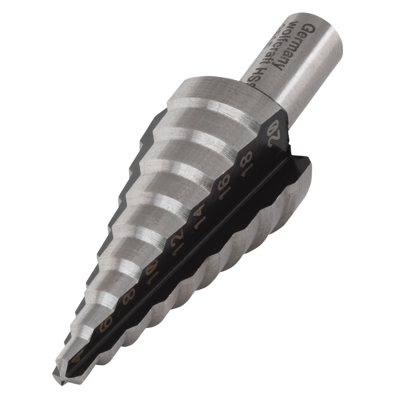 Wolfcraft Stegborr Hss Rundskaft  4 - 20 Mm (4, 6, 8, 10, 12, 14, 16, 18, 20)