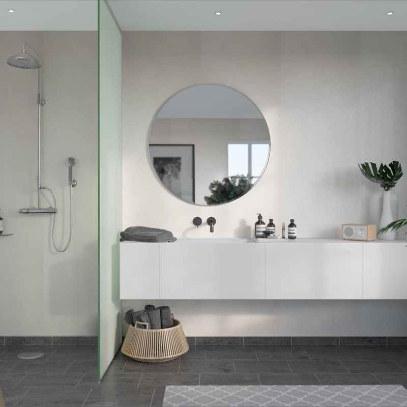 Fibo Våtrumsskiva Adagio Utan Fräsning Fibo Soft Cement Silke, 11x620x2400 Mm