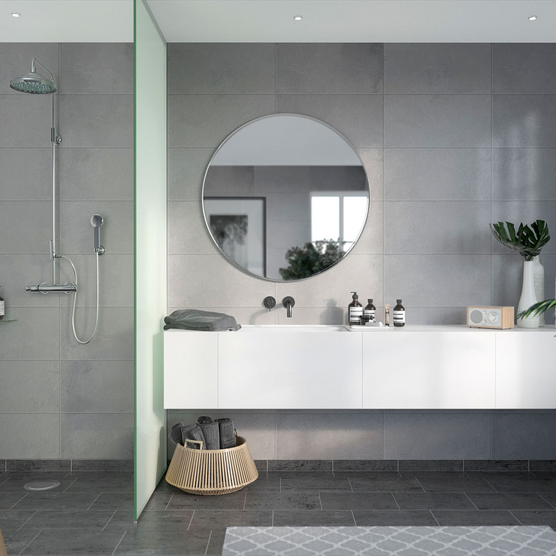 Fibo Våtrumsskiva Crescendo Grande Rektangel 60x30 Cm 11x620x2400 Mm Fibo Gris, 11x620x2400 Mm