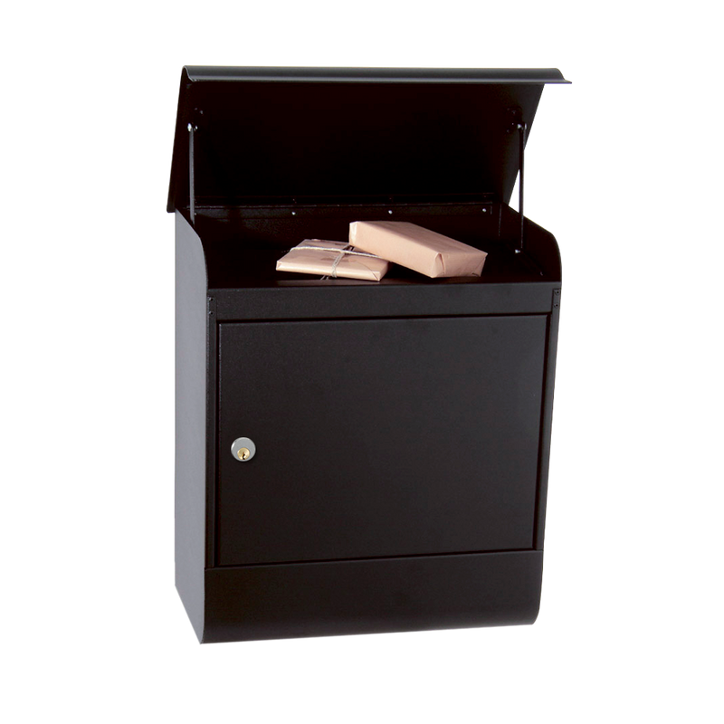 Mefa Paketpostlåda Magnum 495 Djupsvart Mefa Djupsvart Struktur, Pulverlackerat Aluminium