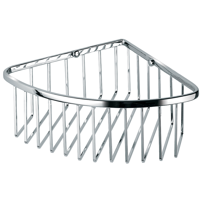 Adora Duschkorg Hörn Enkel Rostfri 205x205x120mm  Krom, Rostfritt Stål