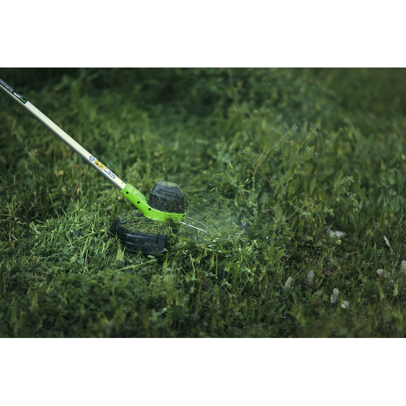 Greenworks Grästrimmer 40v Frontmonterad Ink. 2x2ah Batteri & Universalladdare Greenworks