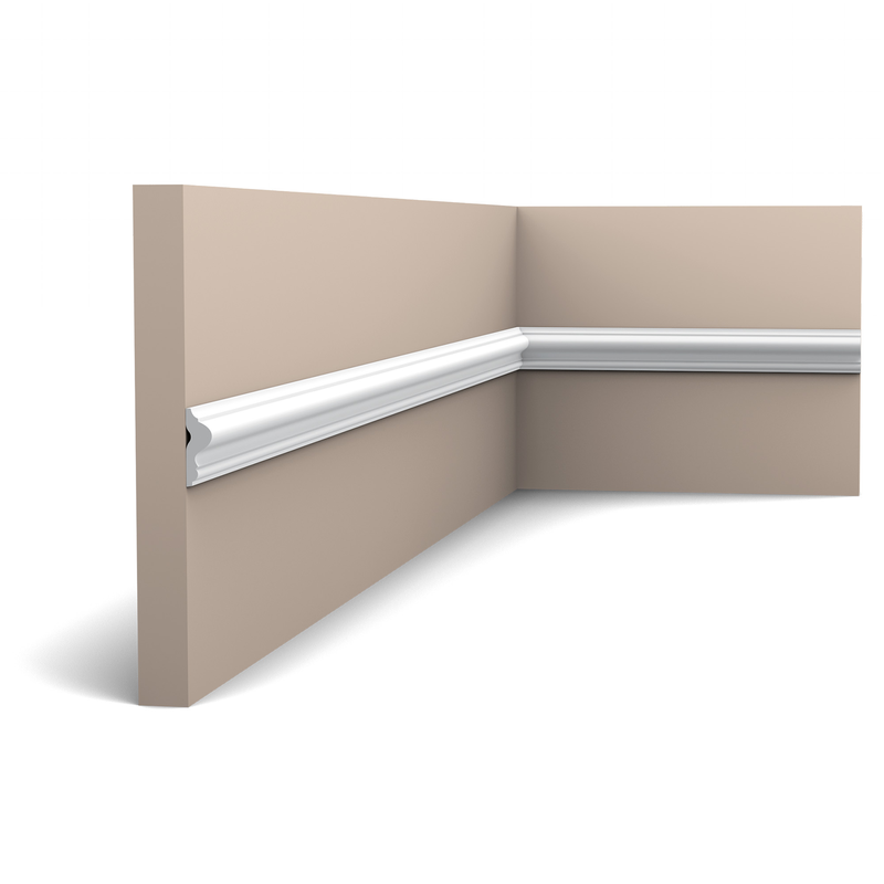 Orac Decor Vägglist Px201  9 Mm, Duropolymer