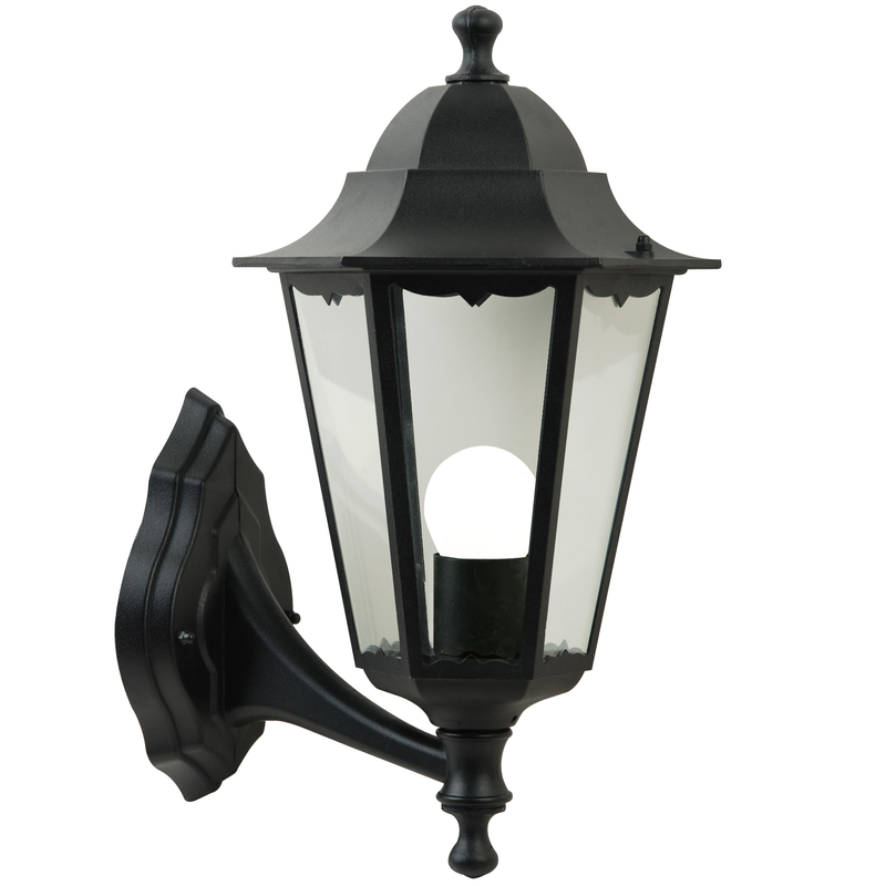 Nordlux Fasadlampa Cardiff Up Svart  Glas, Fasad (utomhus)
