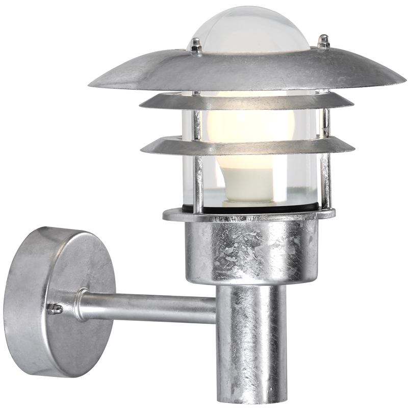 Nordlux Fasadlampa Lønstrup  22 Cm, Galvaniserat Stål
