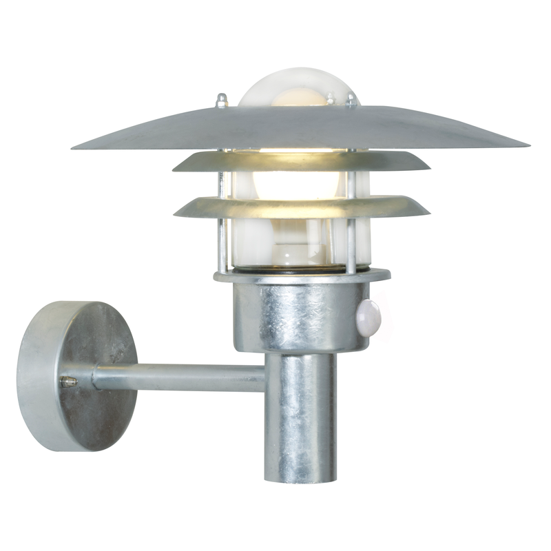 Nordlux Fasadlampa Lønstrup Sensor Galvaniserat Stål  32 Cm
