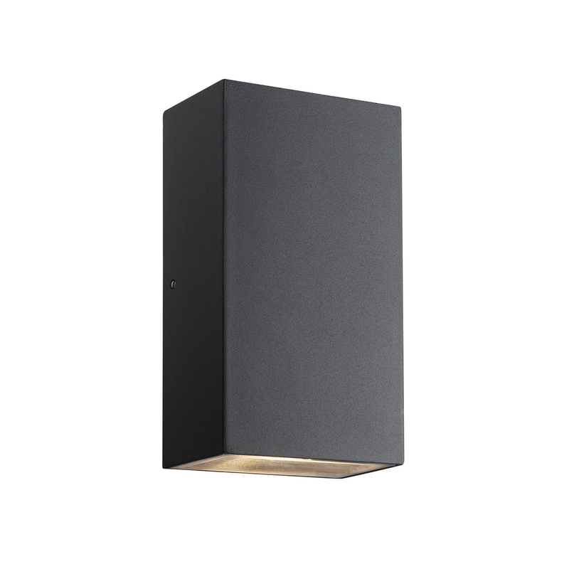 Nordlux Fasadlampa Rold Flat  Svart