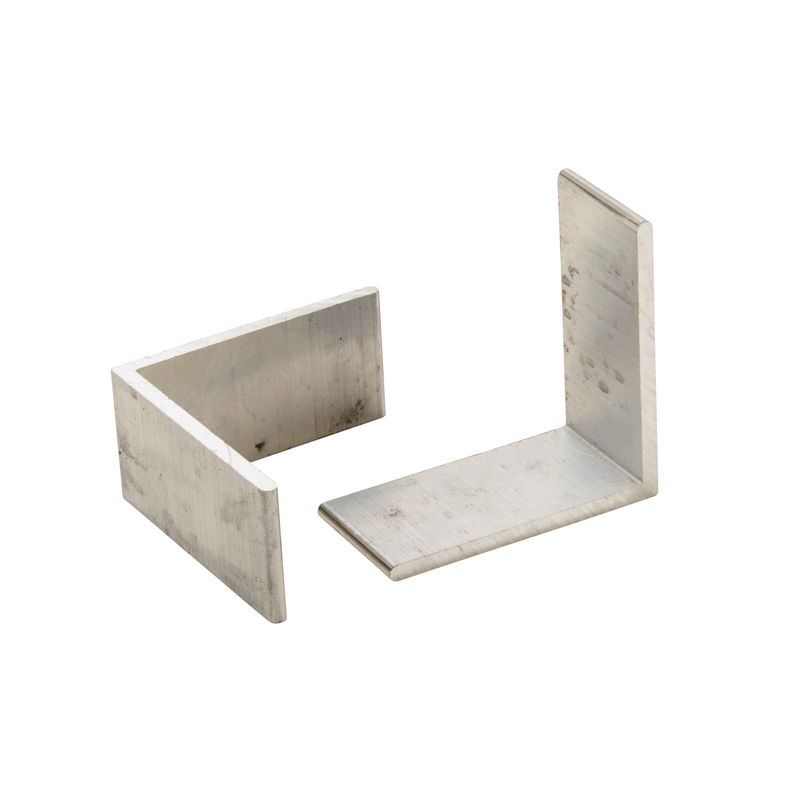 Kirkedal L-beslag K100 Alu Design Till Stolpar Alu  50x50x3 Mm