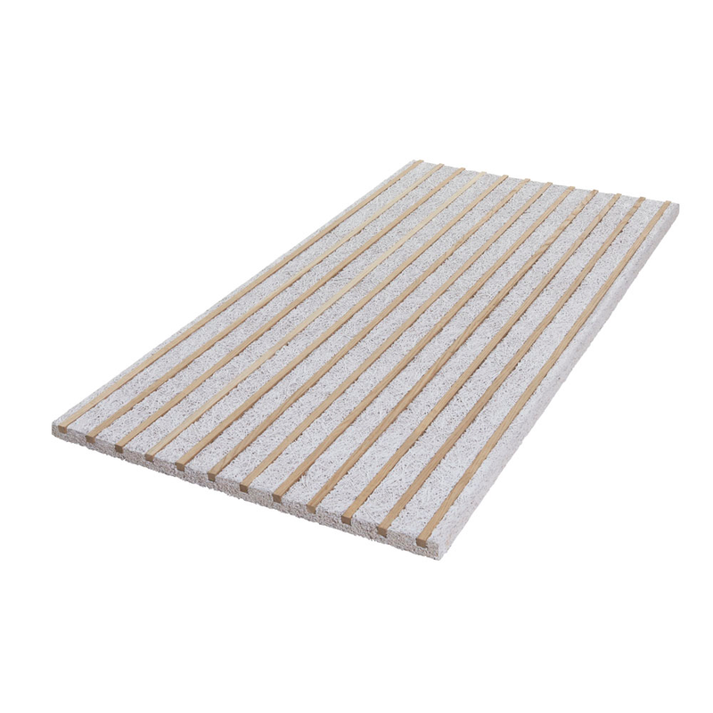 Fibrotech Takpanel Träbetong Barcode Fibrotech Vit, 1200x600 Mm