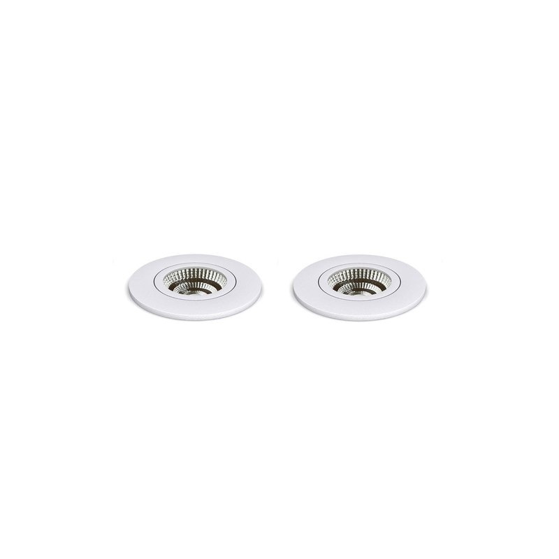 Designtak Spotlights  Vit, 2-pack