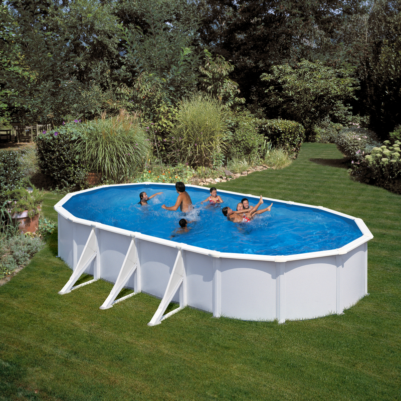 Planet Pool Poolset Classic Oval Planet Pool 6,1 X 3,75 X 1,2 M