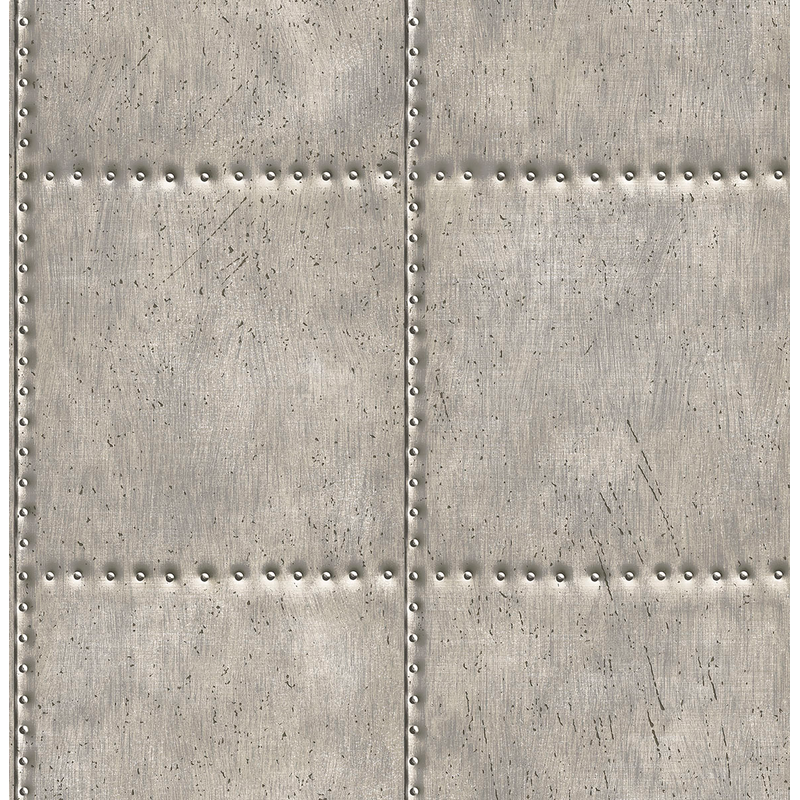 Fine Décor Tapet Non Woven Trilogy Sheet Metal Fine Décor Stål