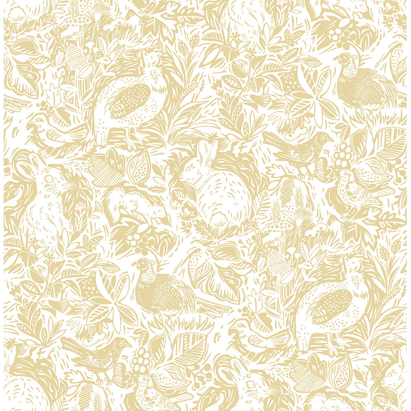 Fine Décor Tapet Non Woven Bluebell Designs Revival Fine Décor Senap