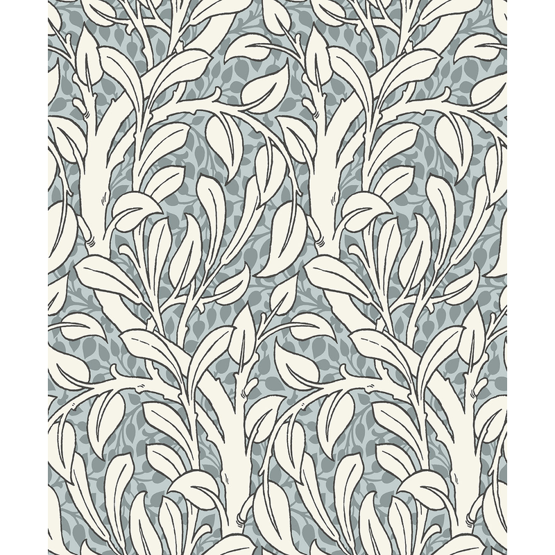 Fiona Tapet Heritage Non Woven Modern Rankor Art Nouveau  Rak, Nonwoven Lim