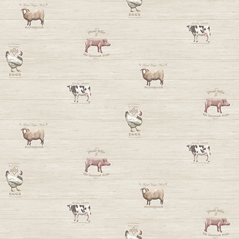 Galerie Wallcoverings Tapet Kitchen Moments B Barn Animals Galerie Förskjuten, Djur/natur